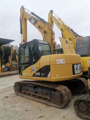 11 Ton 311C CAT Tracked Hydraulic Excavator Low Noise