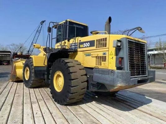 Japanese brand second-hand Komatsu WA500 loader with discounted prices