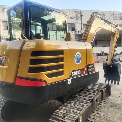 Used Construction Machinery Sany SY60C Crawler Excavator 6 Ton