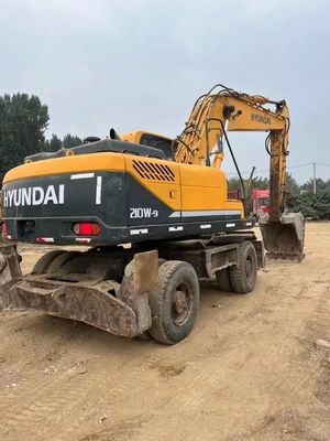 Second Hand Hyundai 210-9 Wheeled Excavator In Good Condition, Welcome To Inquire