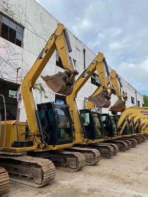 Used Cat Excavator 307E Tier 2 Emission Standards Low Fuel Consumption