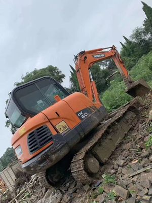 Second hand DX60LC hydraulic crawler excavator, cost-effective