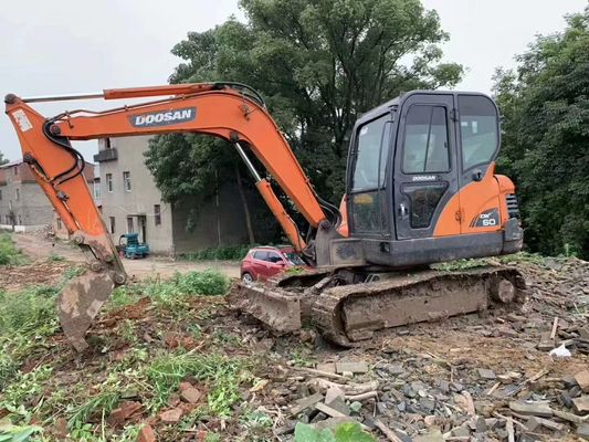 Second hand DX60LC hydraulic crawler excavator, cost-effective
