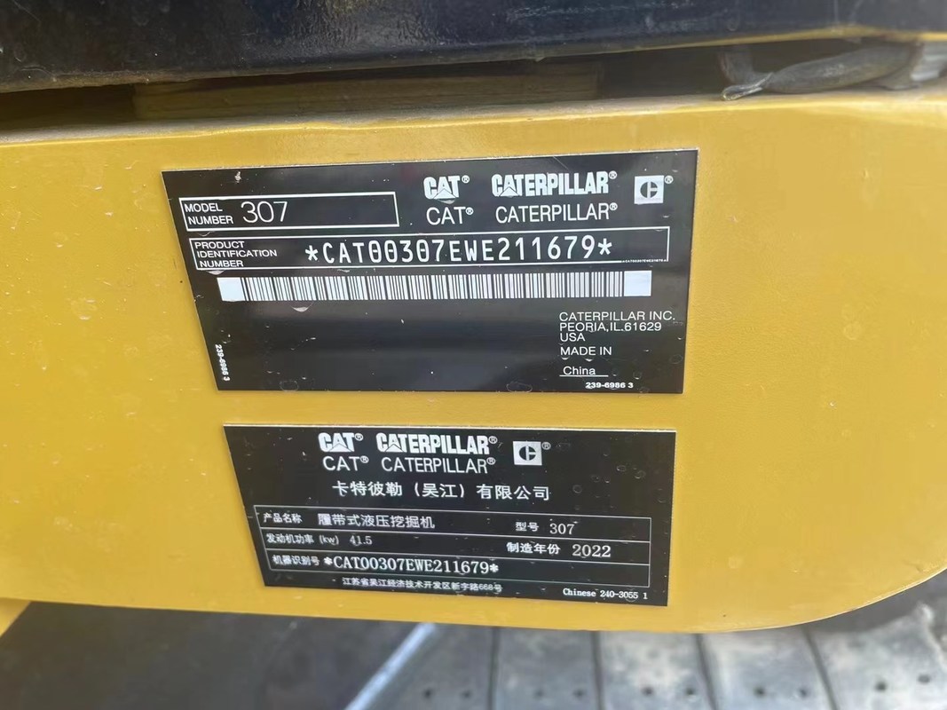 Export von gebrauchten Cat Bagger Cat 307D in ordentlichem Zustand, alles zu einem besseren Preis