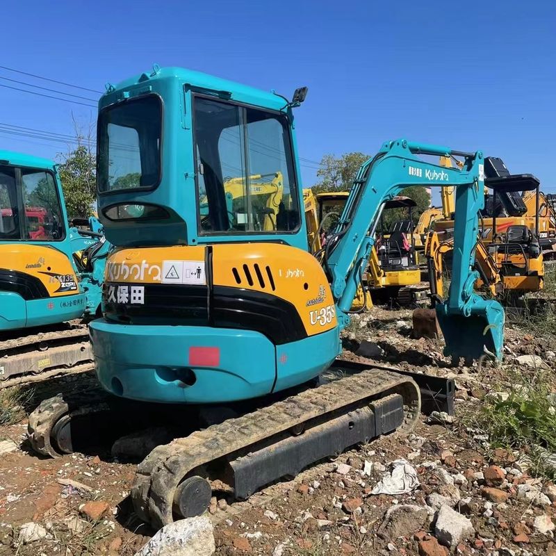 Second Hand Kubota 35 Mini Excavator Kubota Engine Used Construction Machinery