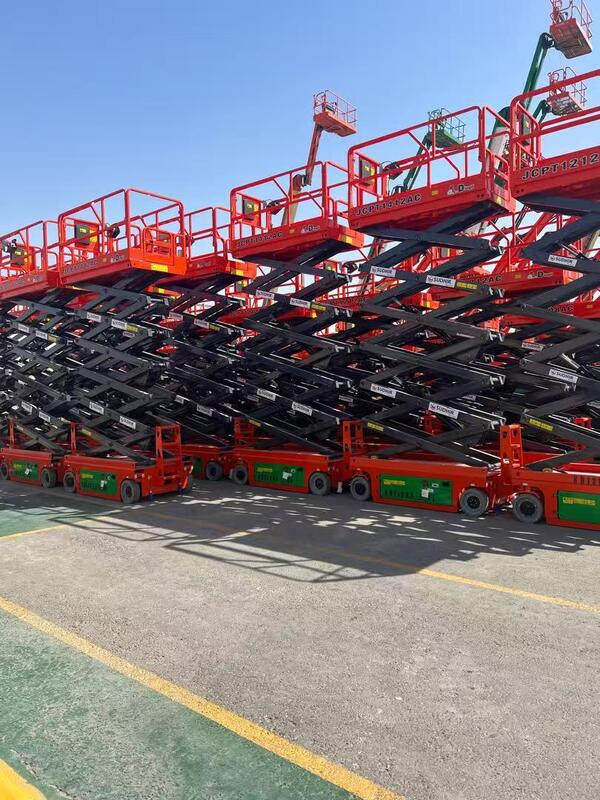 Faltbare Hochbau-Arbeitsbühne, verwendet für Innenbau und Außenwandarbeiten