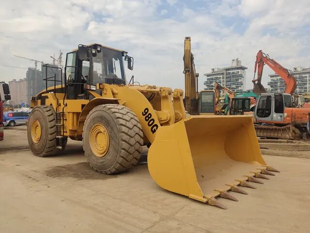 Cat Used Loader Japan Cat Cat 980g Wheel Loader Original Cat Wheel Loaders for Sale