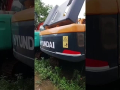 Hohe Effizienzleistung des Hyundai Bagger 220-9S im Bau